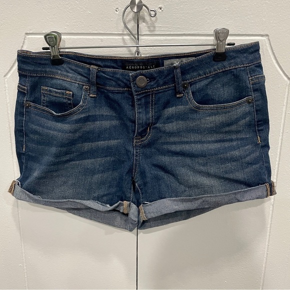 Aeropostale Midi Jean Shorts - Picture 1 of 6
